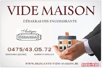 Vide maison, appartement, vide grenier, cave,...