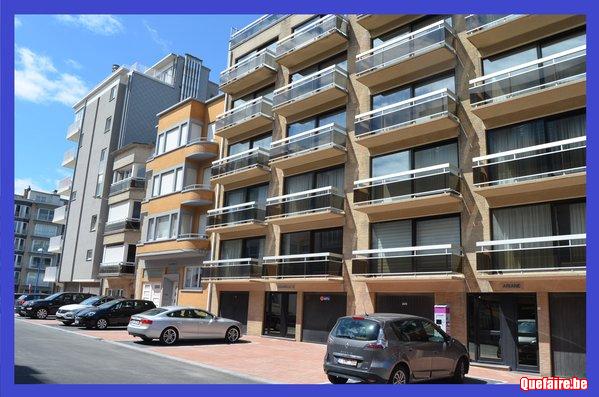 Coxyde/Koksijde, app moderne, 2ch, plein sud, 80m...