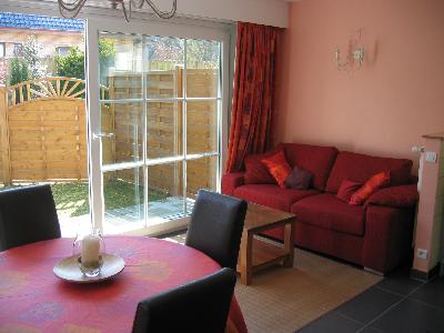 La Panne Studio 4 p + park rez-de-jardin à 200 m...