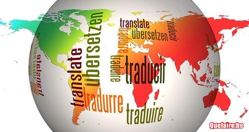 Traduction français/espagnol/anglais