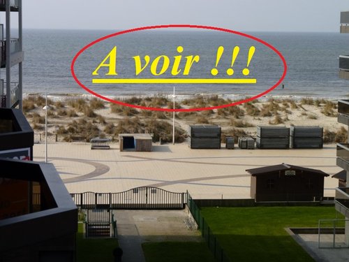 La Panne Esplanade - studio 4 pers.+ garage + vue...