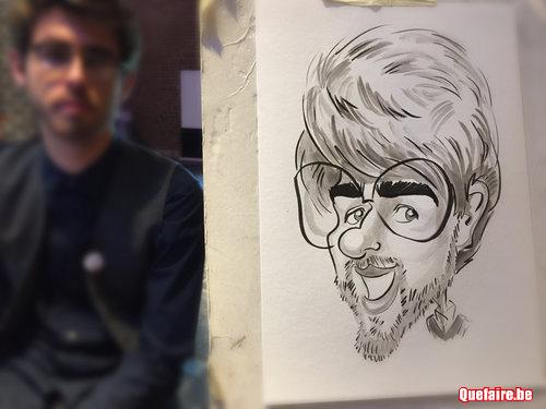 Caricaturiste pour anniversaire