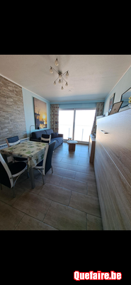 Middelkerke studio à louer 4 Pers,balcon & vue...