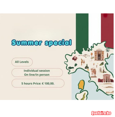 Cours d' italien en ligne