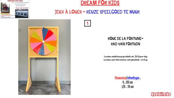 Roue de la fortune, Jeux géants et en bois