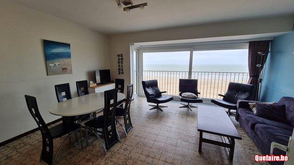 St-Idesbald (Coxyde) digue appt 3ch/6p. WiFi...