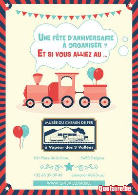 Fête ton anniversaire au Musée du Chemin de Fer...