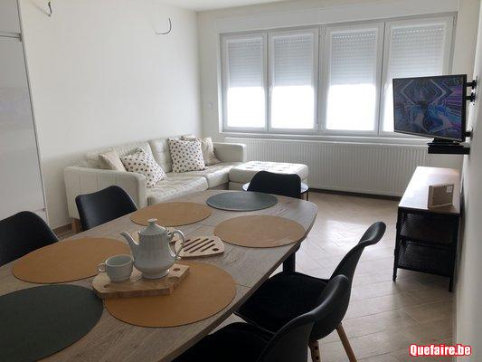 De Panne Appt 6 personnes, Wifi, Plopsaland...