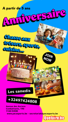 🎉 Un anniversaire inoubliable pour votre...