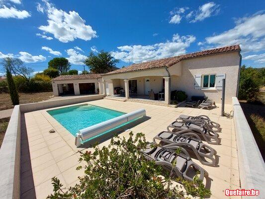 Villa privée 3 chambres avec piscine chauffée