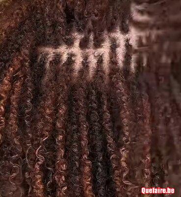 Braids, tissages, nattes collées, micro-locks,...