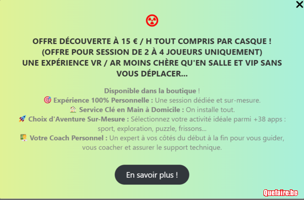 La réalité améliorée ou virtuelle (AR/VR)...