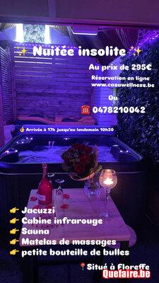 Espace Privatif bien-être insolite avec jacuzzi