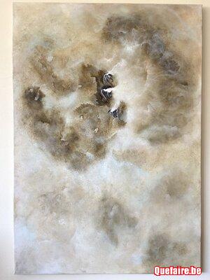 Cours peinture abstraite et pâte à texture 3D