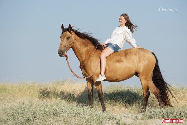 Italia de la Luz, jument PRE isabelle, 4 ans, top...