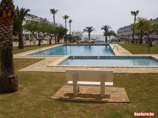 Espagne mer, appartement piscines, tennis...