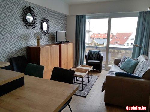 Appartement vue latérale sur mer