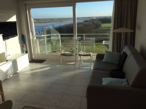 Mooie studio met prachtig zicht op de havengeul