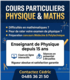 Prof expert physique/maths Supérieur - Concours...