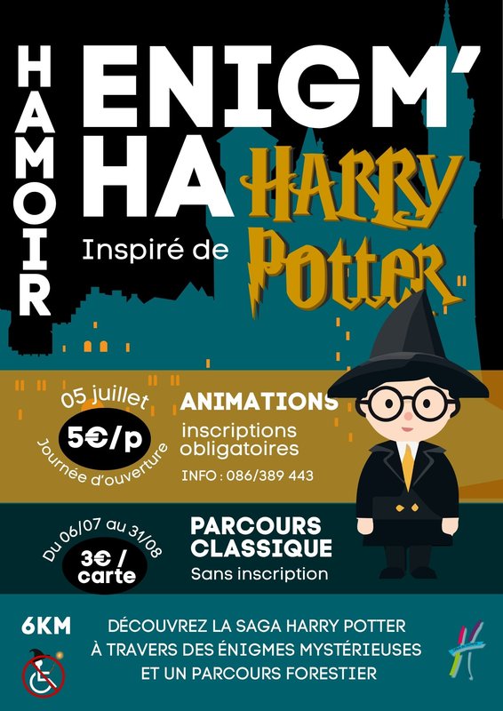 Enigm'Ha - parcours d'énigmes, inspiré de Harry Potter