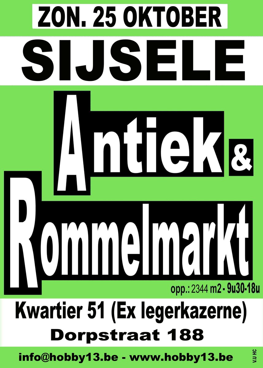 Antiek & Rommelmarkt te Sijsele