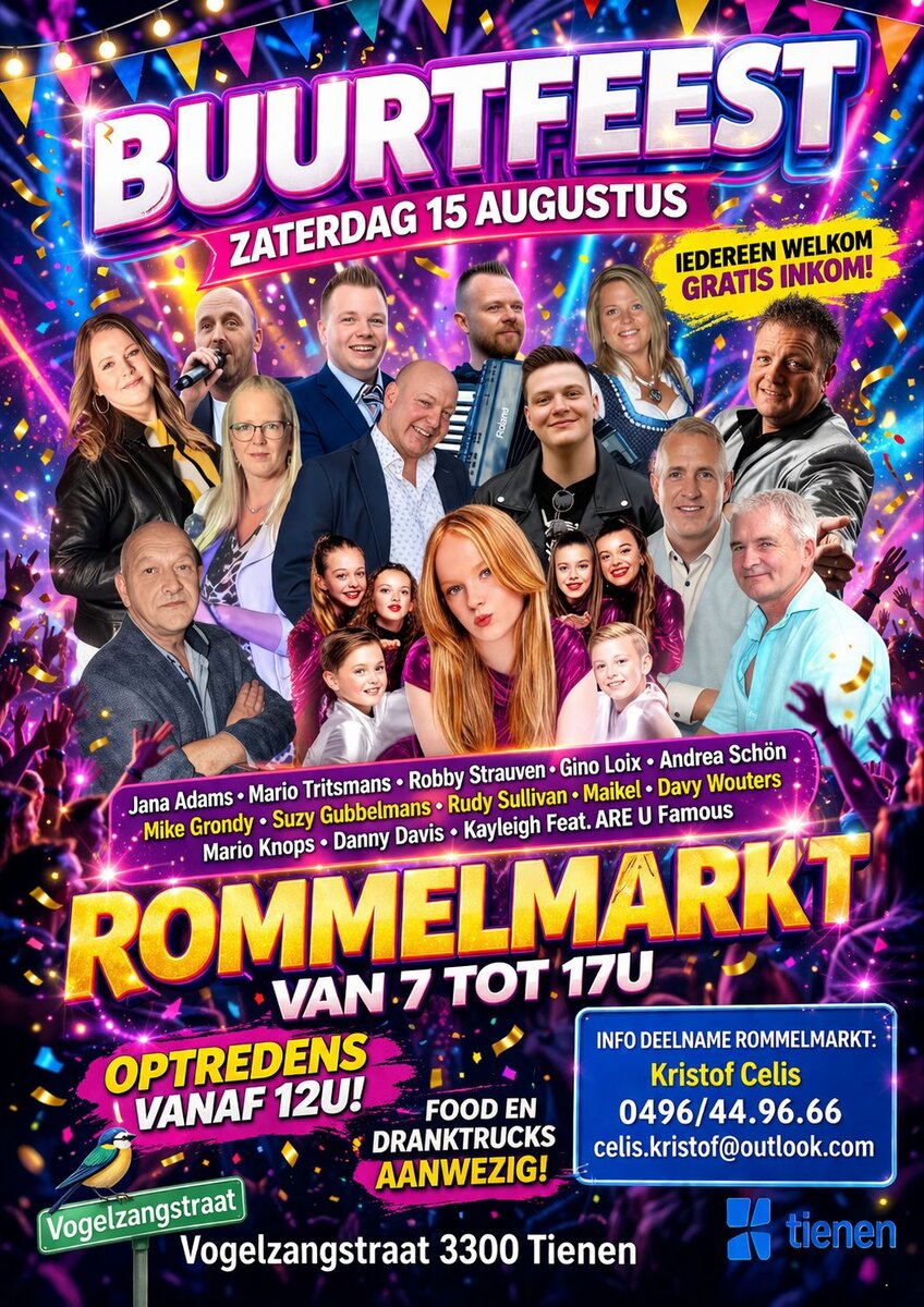 Rommelmarkt / buurtfeest