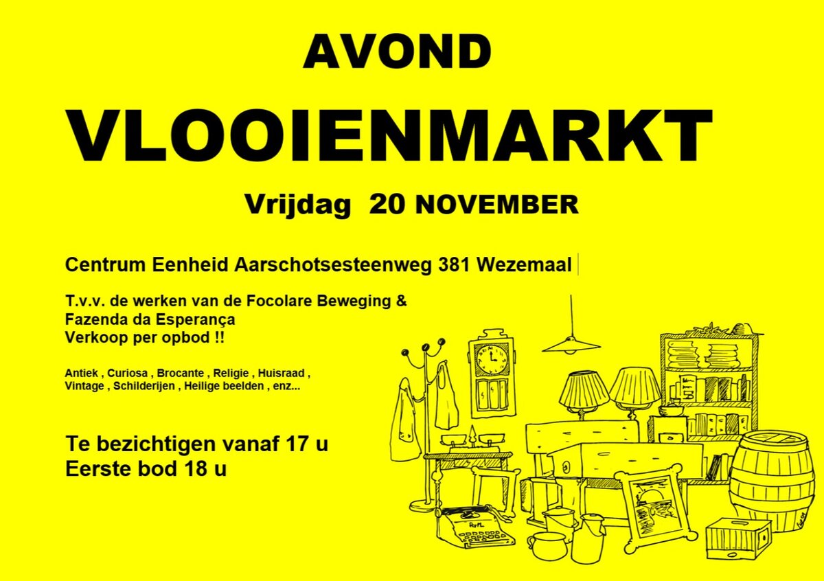Vlooienmarkt - Verkoop per opbod