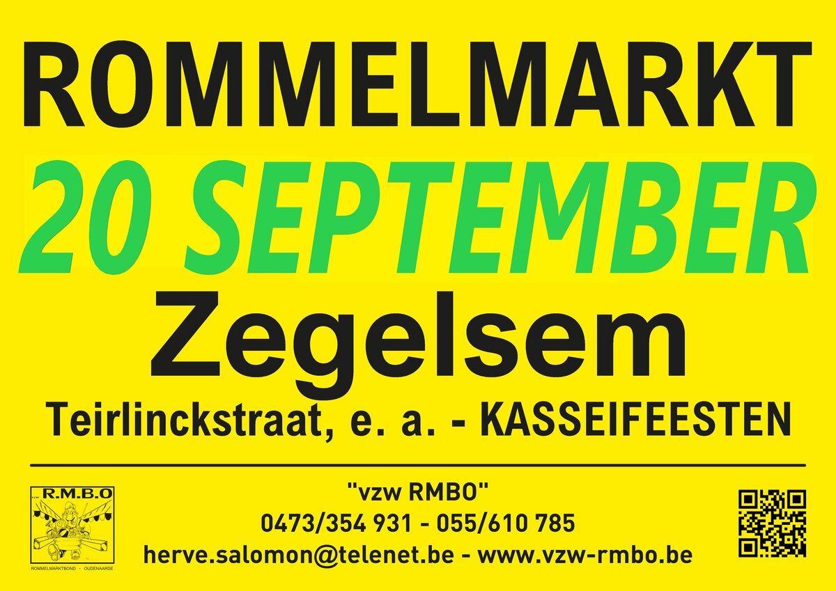 Grote Rommelmarkt tijdens de Kasseifeesten