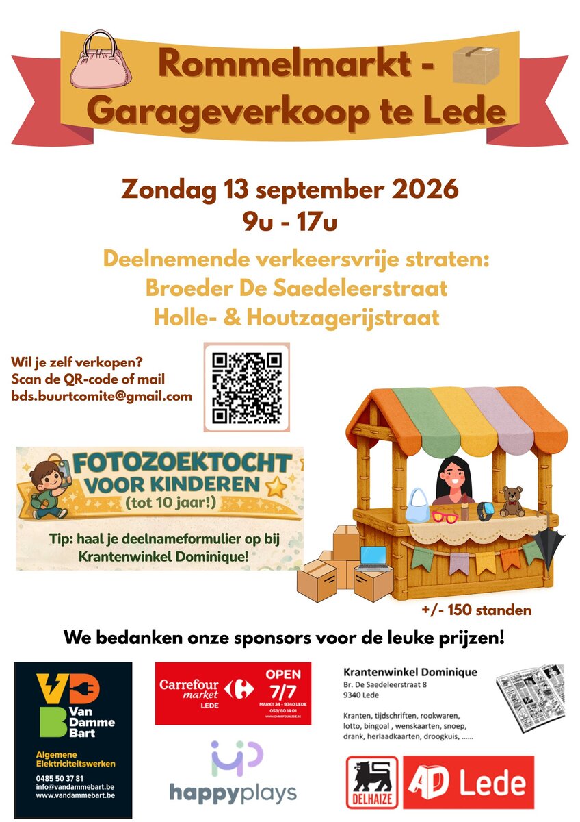 Rommelmarkt & Garageverkoop Lede