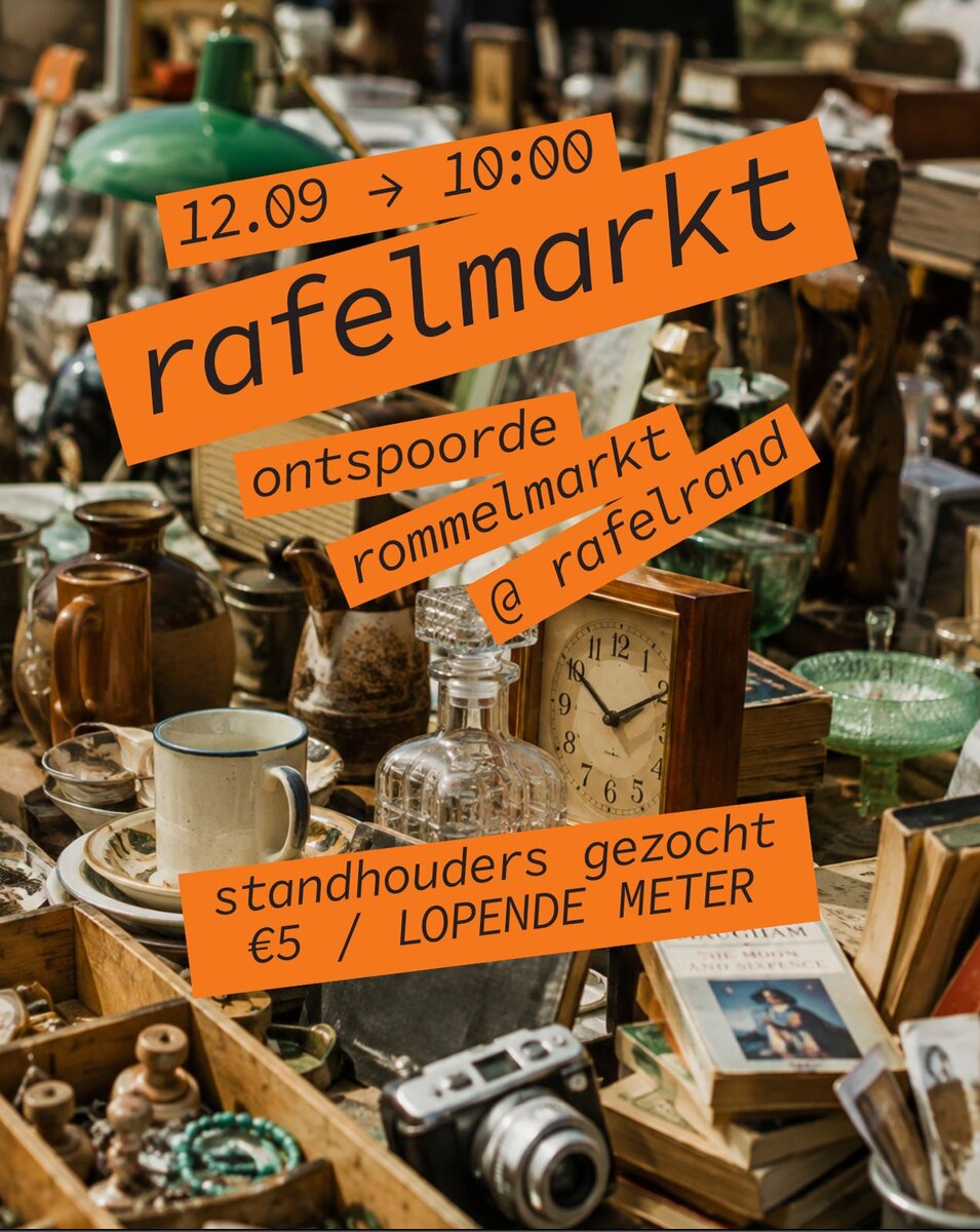Rafelmarkt - ontspoorde rommelmarkt