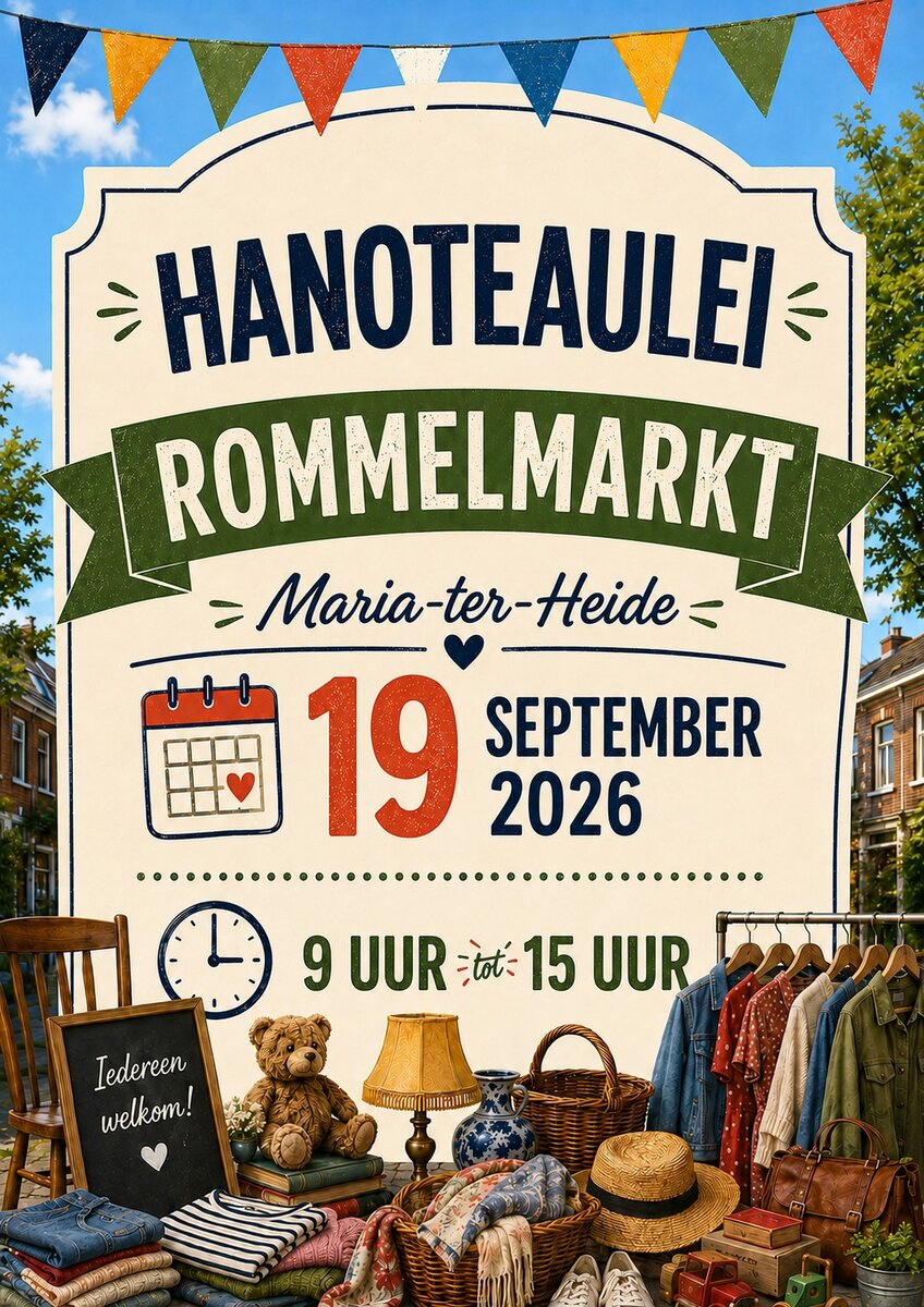 Rommelmarktje Hanoteailei