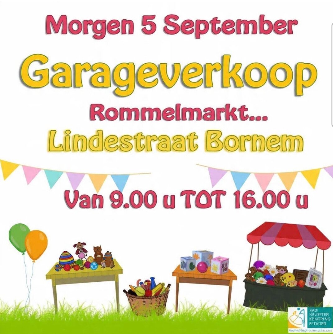 Rommelmarkt/garageverkoop
