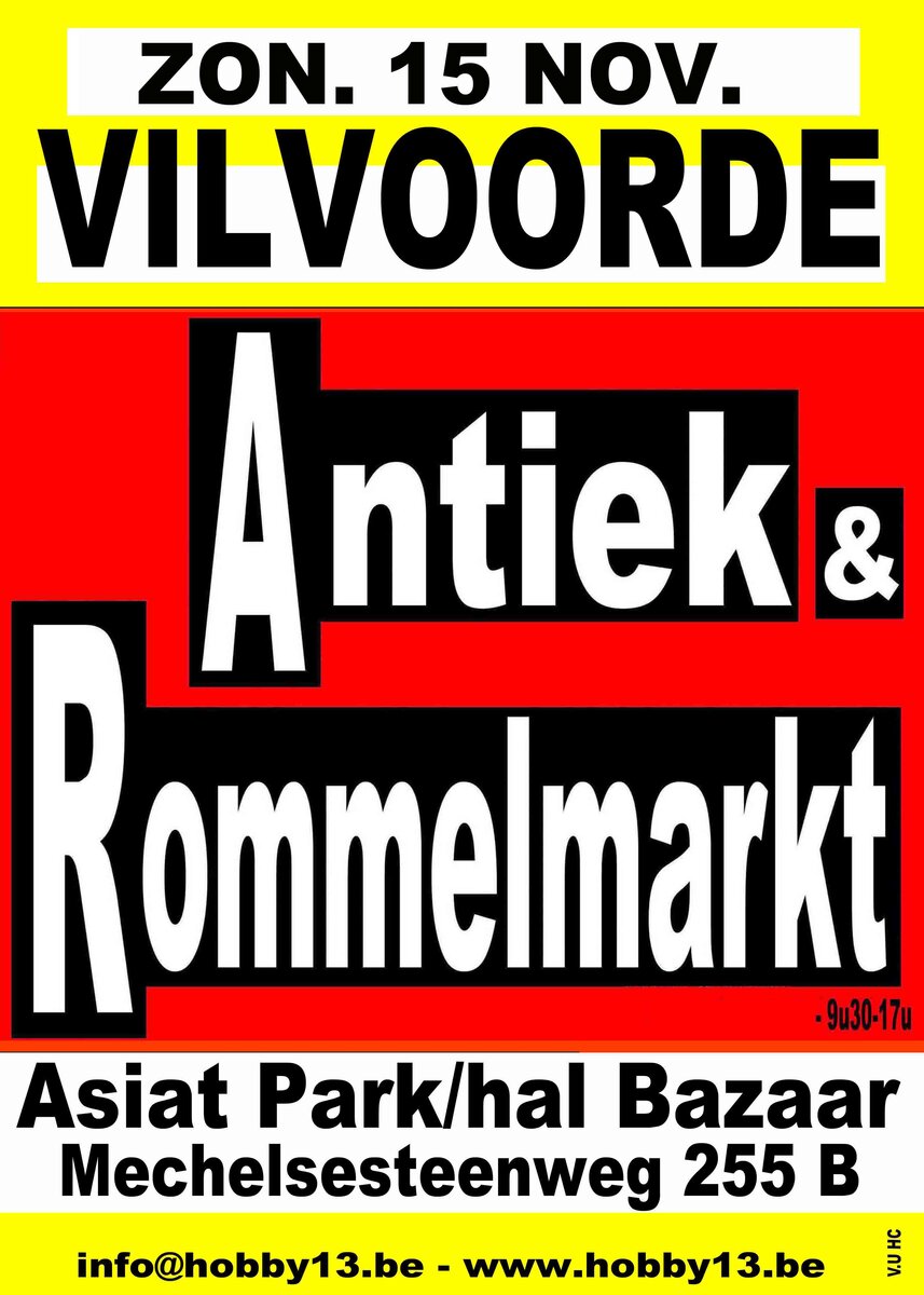 Antiek & Rommelmarkt te Vilvoorde