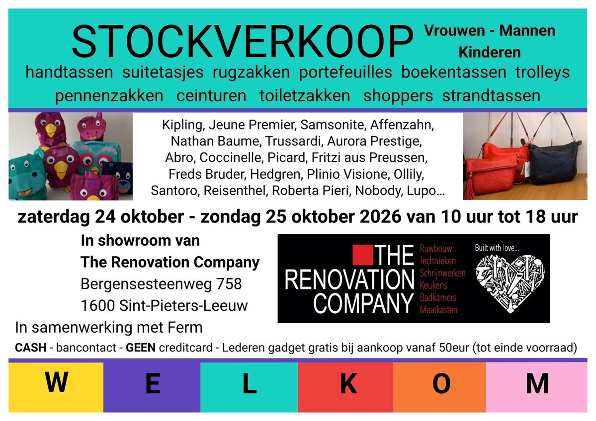 Stockverkoop - iedereen welkom