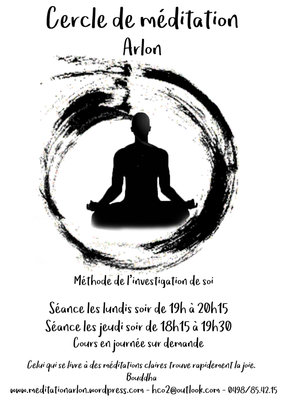 Stages,cours Séance méditation