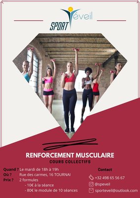 Stages,cours Renforcement musculaire