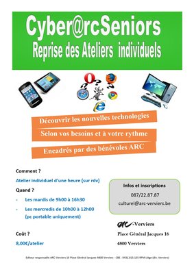 Stages,cours Ateliers informatiques libres pour Seniors