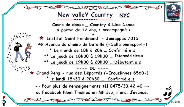 Stages,cours Danse Country & Line Dance