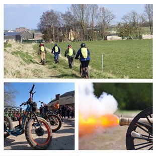 Loisirs Balade nature historique trottinette électrique tout terrain