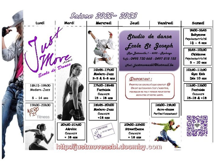 Stages,cours Cours danse