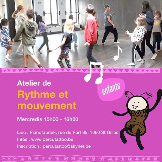 Stages,cours Rythme mouvement