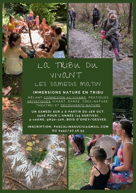 Stages,cours La tribu vivant