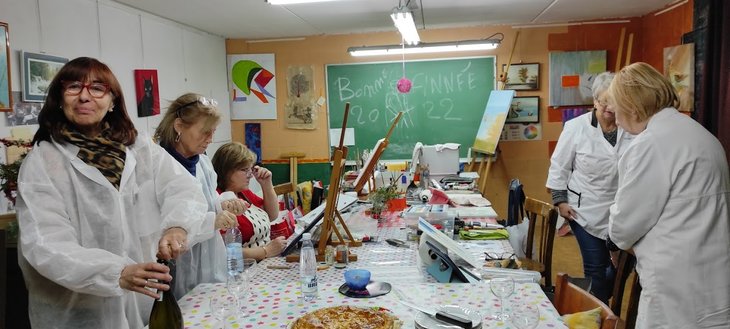 Stages,cours Peindre déstressant