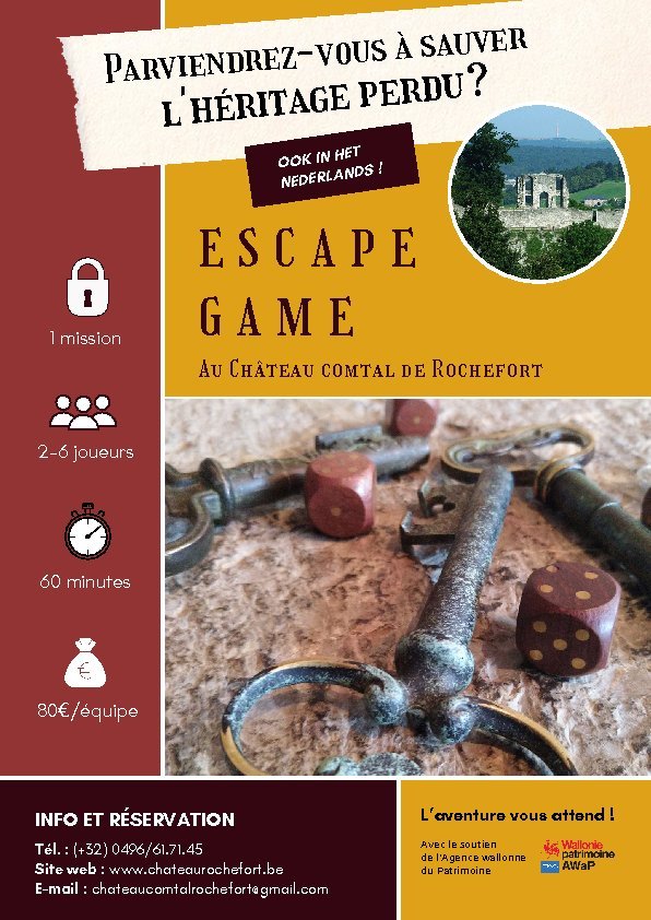 Loisirs Escape Game - L hritage perdu