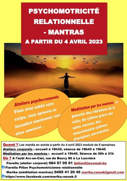 Stages,cours Ateliers psychocorporels mantras