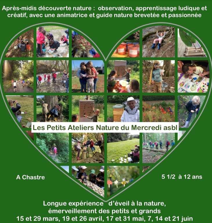 Stages,cours Découverte nature, apprentissage ludique créatif