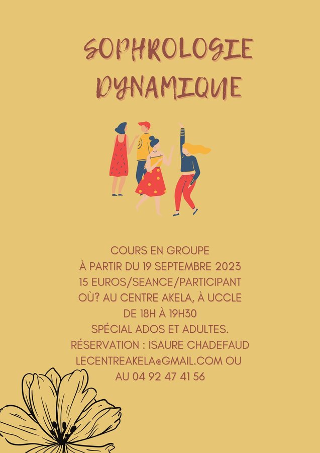 Stages,cours Cours groupe ados adultes sophrologie dynamique