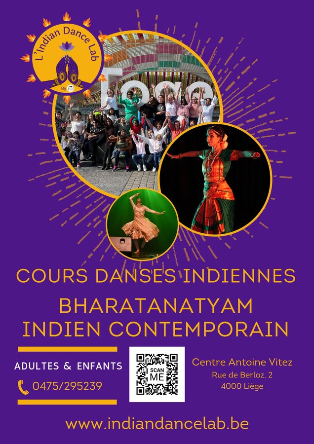Stages,cours Indian Dance Lab  - Danse indienne Bhartanatyam Bollywood