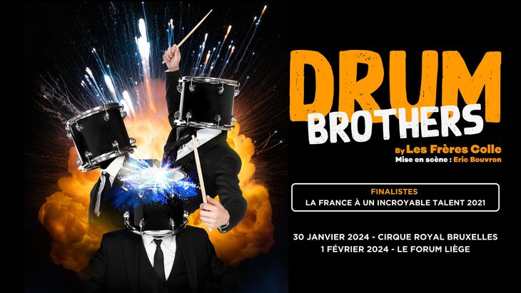 Spectacles Drum Brothers, les Frres Colle
