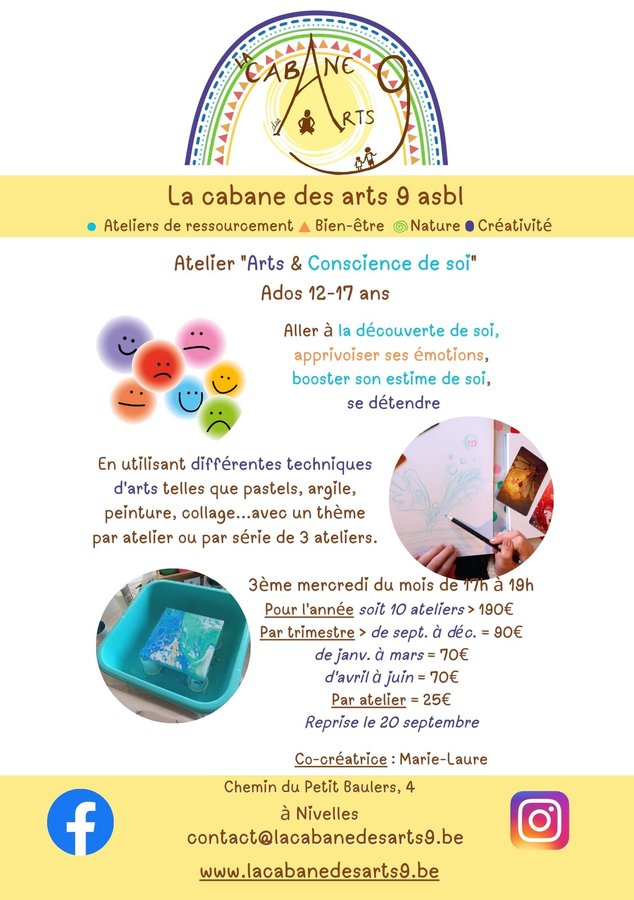Stages,cours Art & Conscience soi